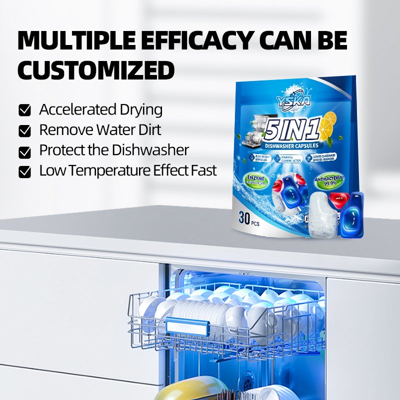 YSKA 3-Chamber Diamond Dishwashing Pods 3 洗碗凝珠 详情3