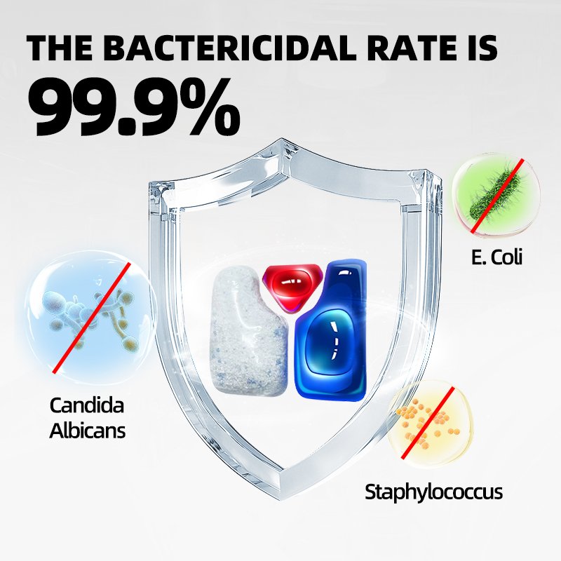 YSKA 3-Chamber Diamond Dishwashing Pods 4 洗碗凝珠 详情4