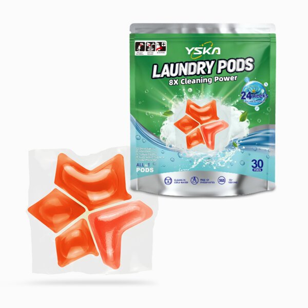 YSKA  Hero Six Pointed Star Laundry Pods