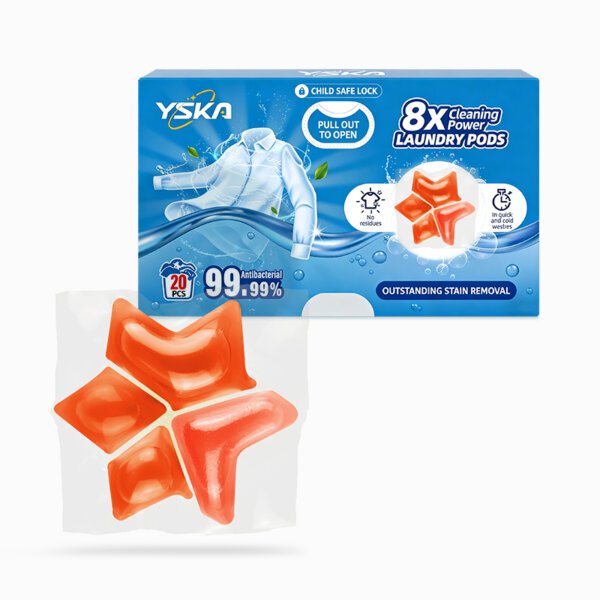 YSKA  Hero Six Pointed Star Laundry Pods