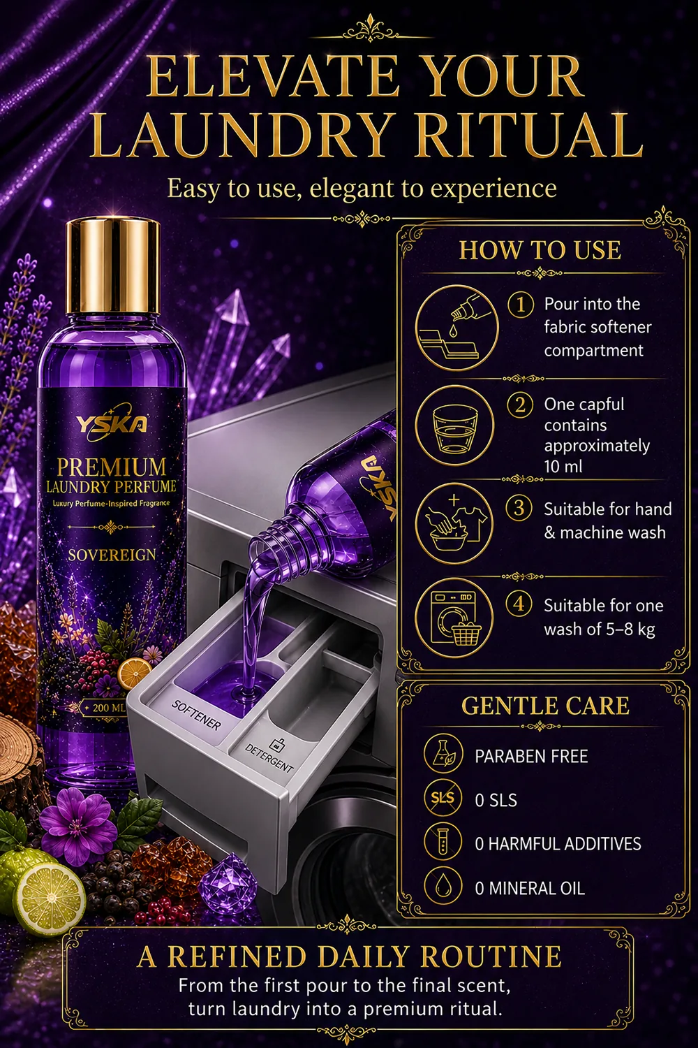 YSKA Sovereign Premium Laundry Scent Booster 4 YSKA Sovereign Premium Laundry Scent Booster detail image 3